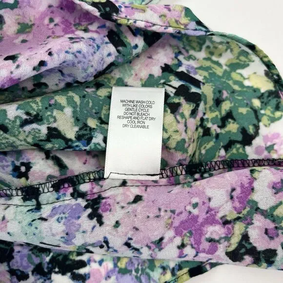 Floral & Ivy Top Size 3X Colorful Boho Peasant Cottagecore Long Sleeve Blouse - Picture 11 of 11